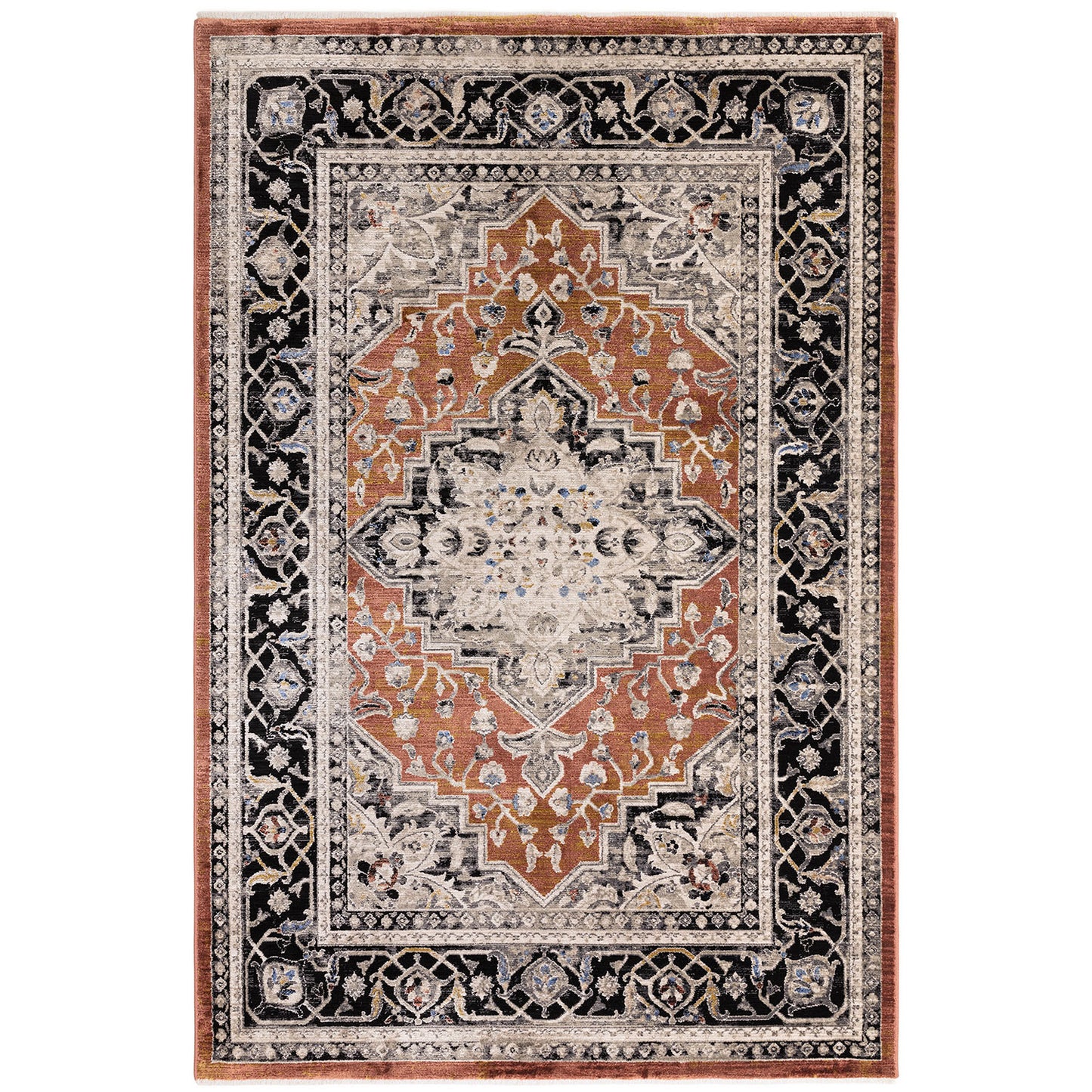 Sovereign Terracotta Medallion Rug