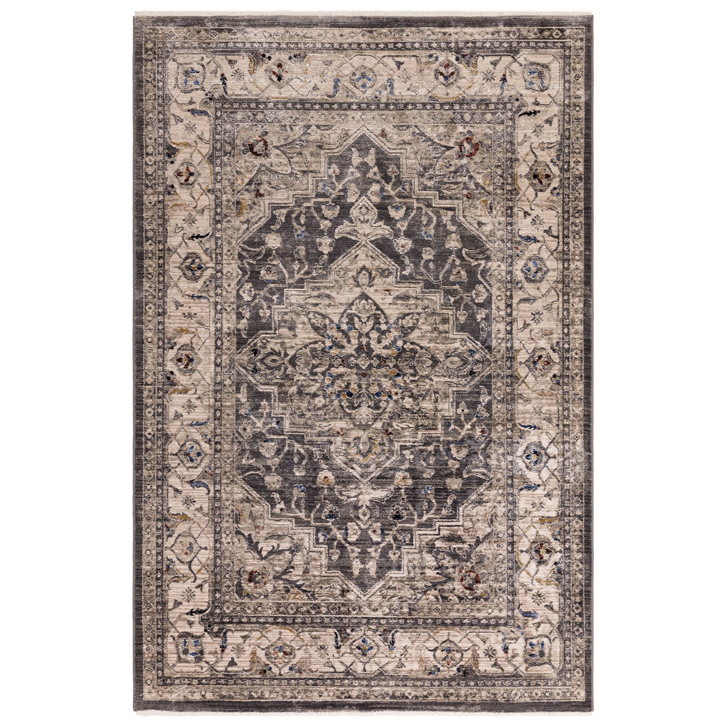 Sovereign Charcoal Medallion Rug