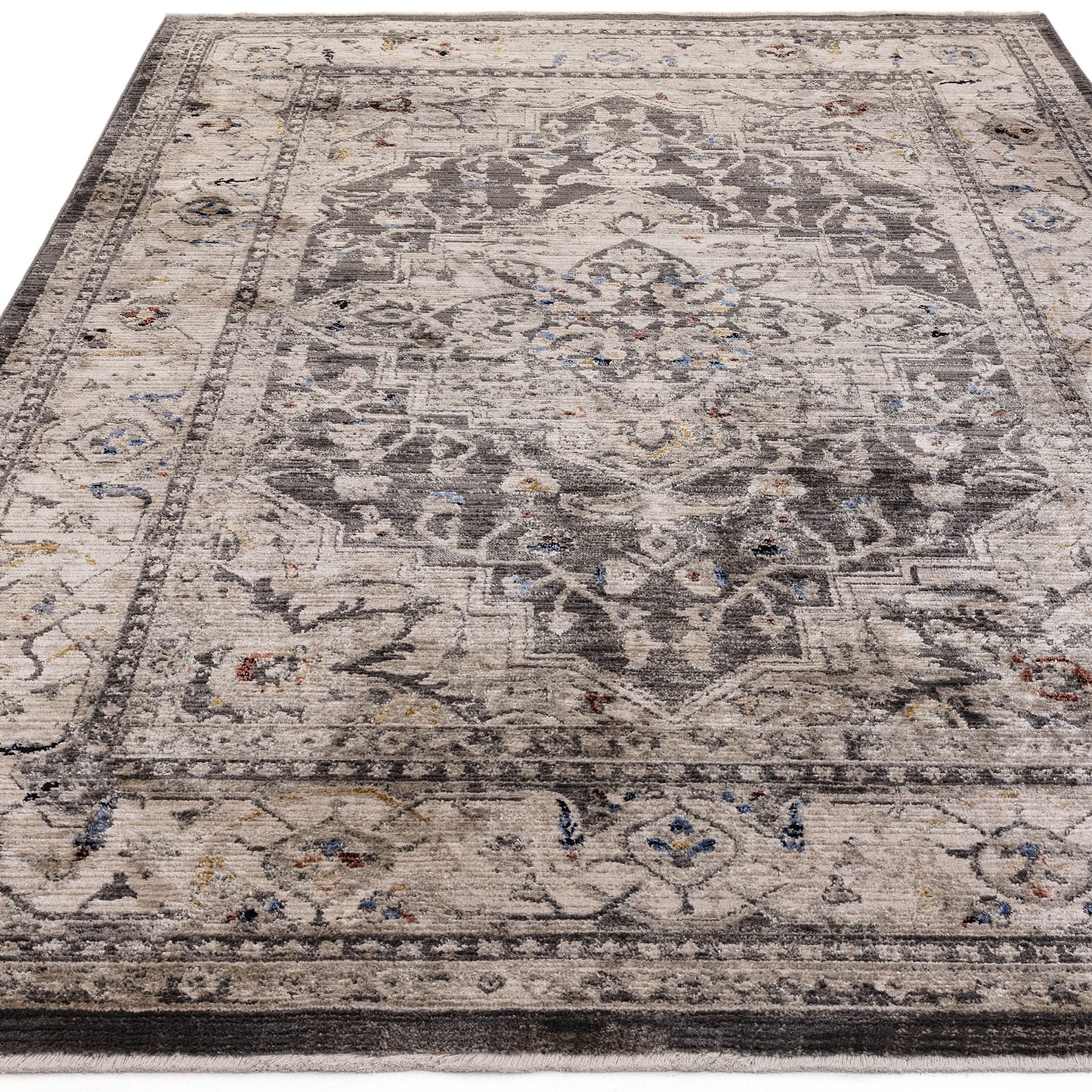 Sovereign Charcoal Medallion Rug