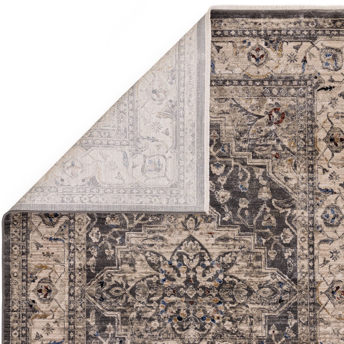 Sovereign Charcoal Medallion Rug