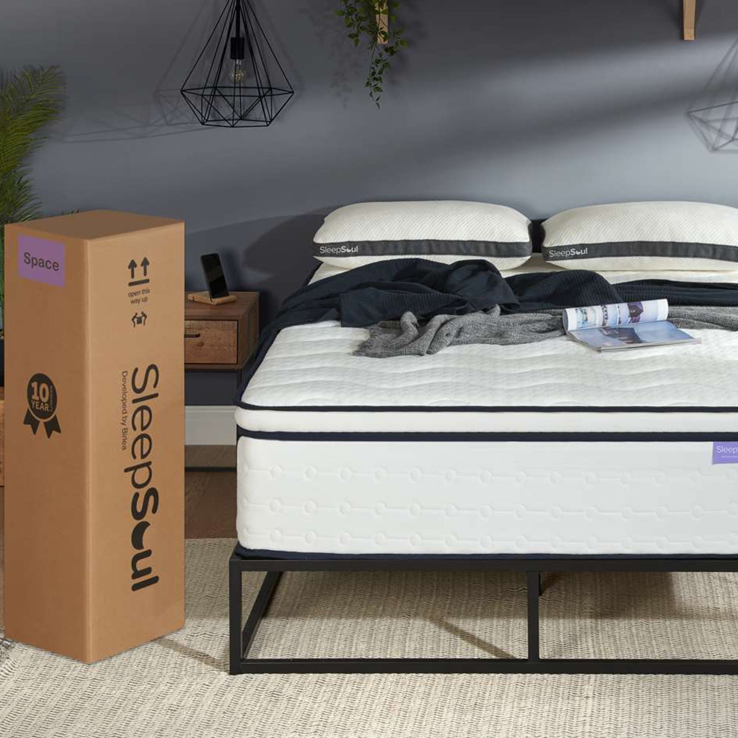 SleepSoul Comfort Mattress • Hybrid Mattress • SleepSoul by Birlea