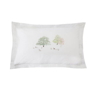 Sophie Allport Spring Cottage Green 200TC Cotton Oxford Pillowcase Pair