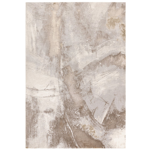 Stellar ST02 Abstract Beige Rug