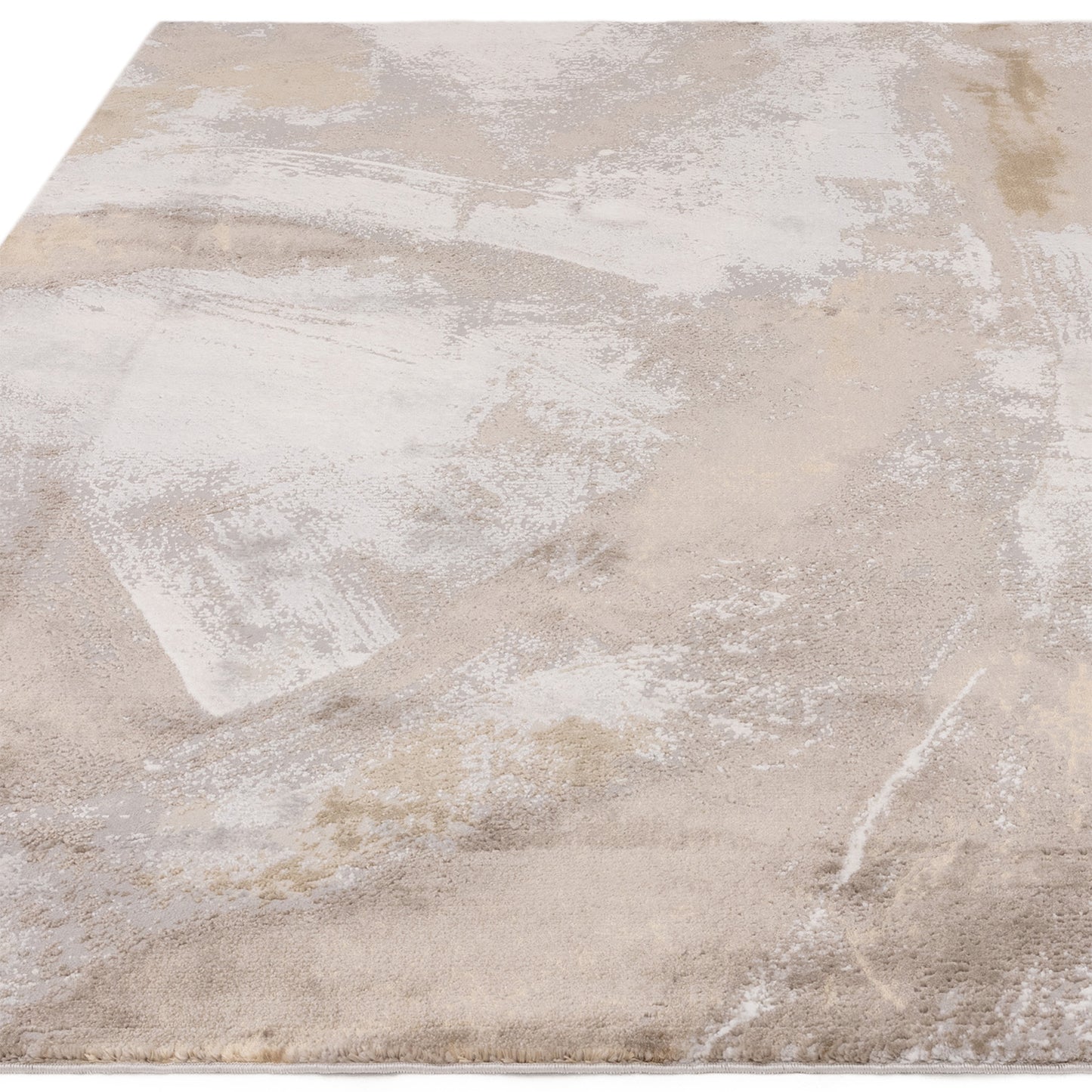 Stellar ST02 Abstract Beige Rug