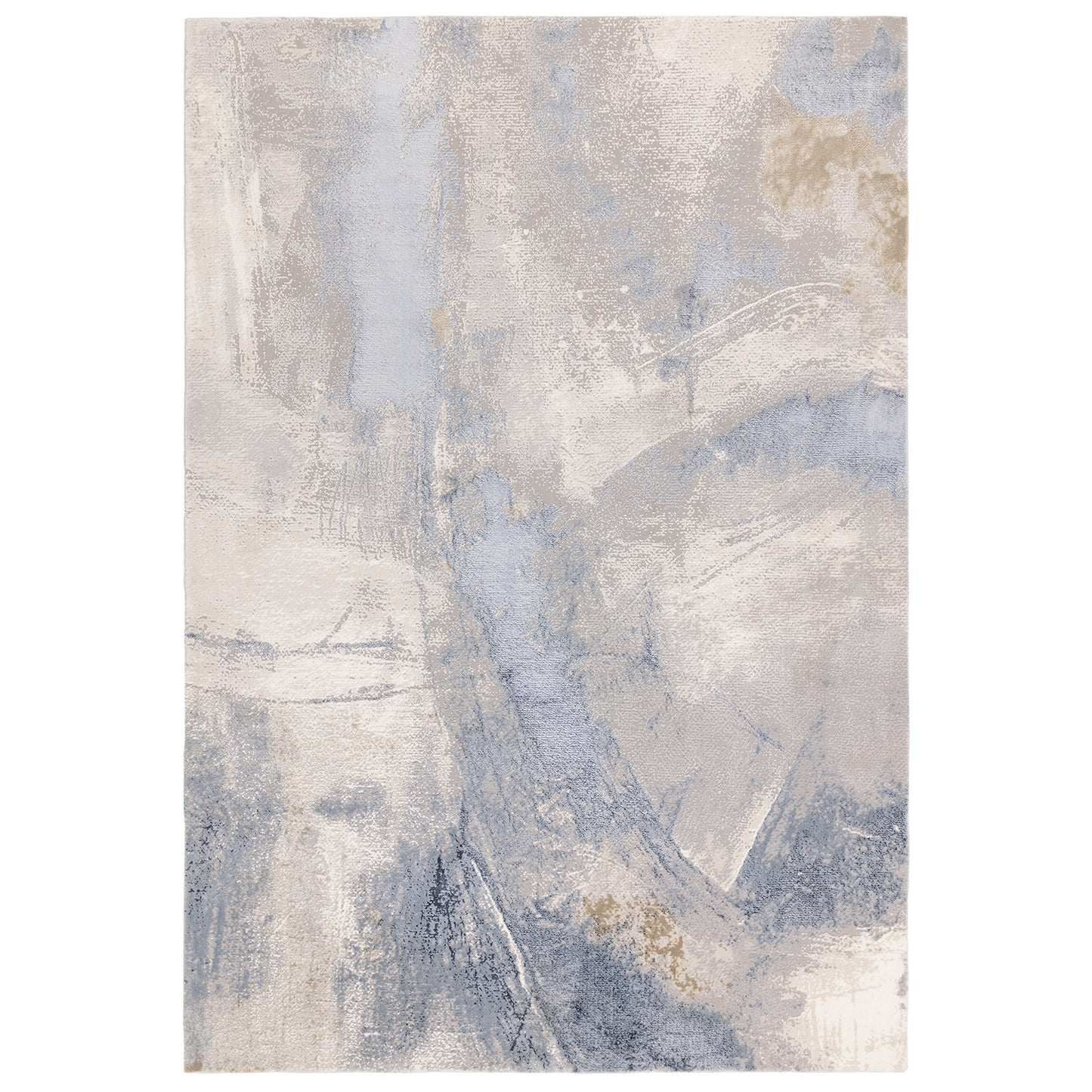 Stellar ST06 Abstract Blue Rug