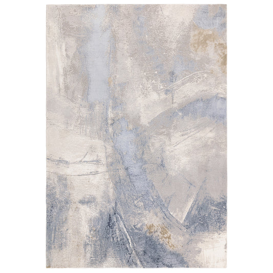 Stellar ST06 Abstract Blue Rug