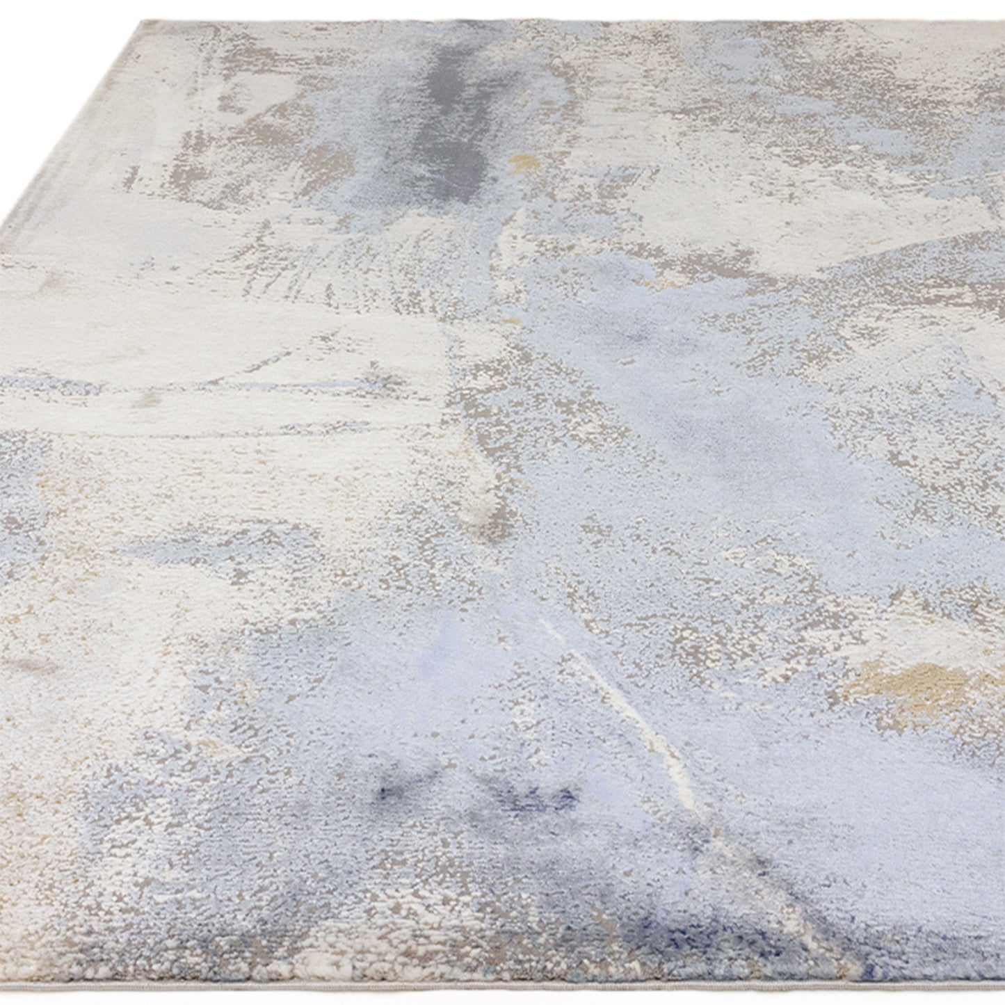 Stellar ST06 Abstract Blue Rug