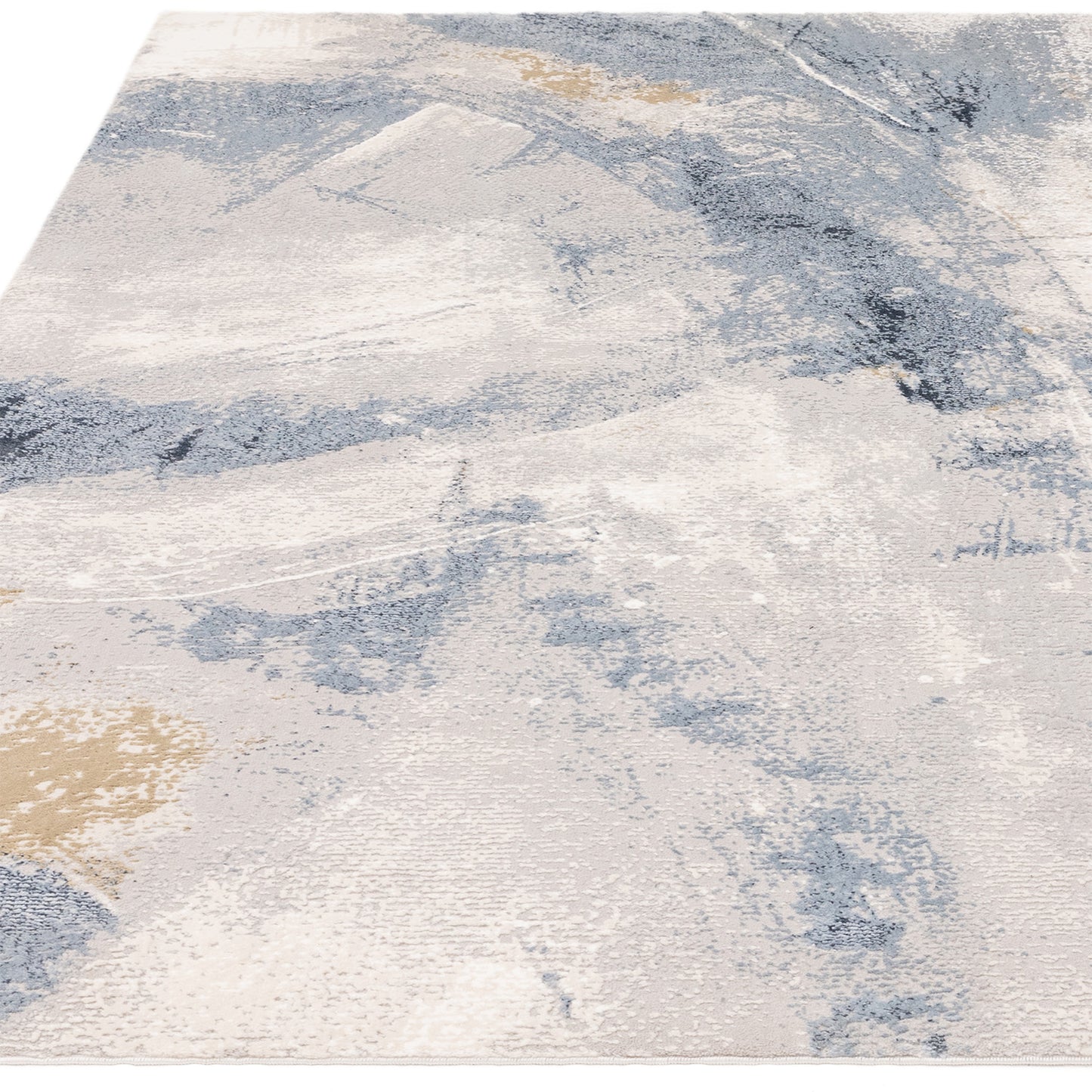 Stellar ST06 Abstract Blue Rug