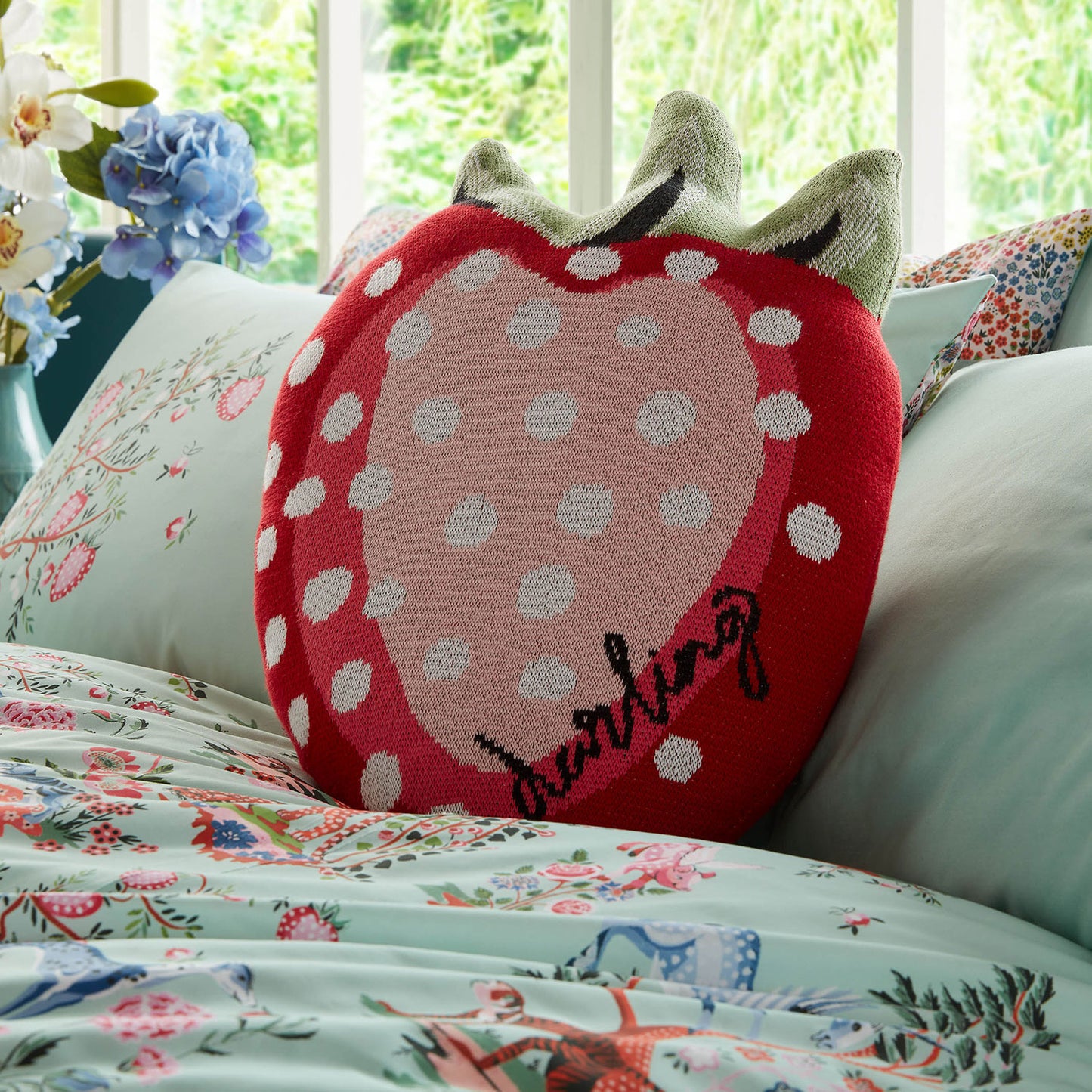 Cath Kidston Strawberry Dreams Cushion