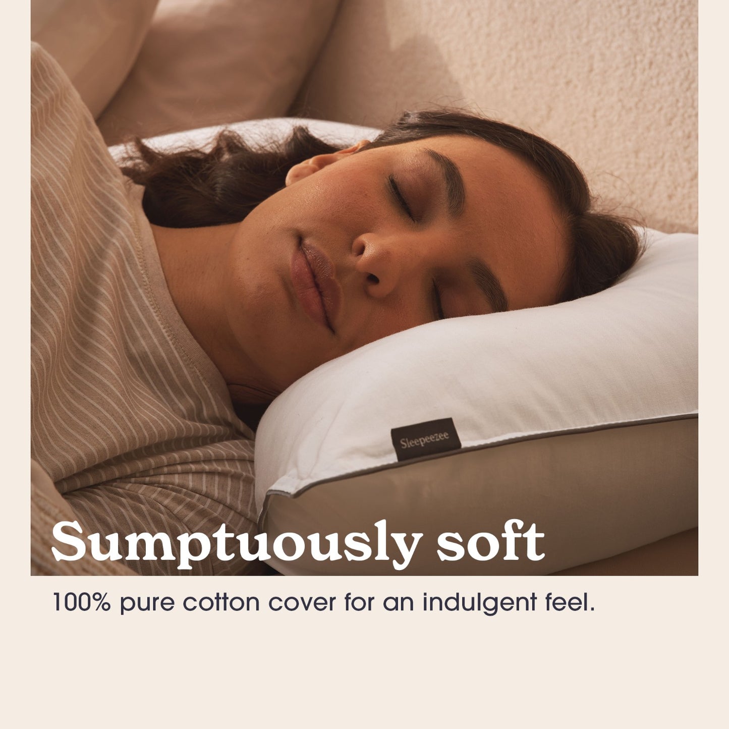 Sleepeezee Sumptuous Cotton Pillow