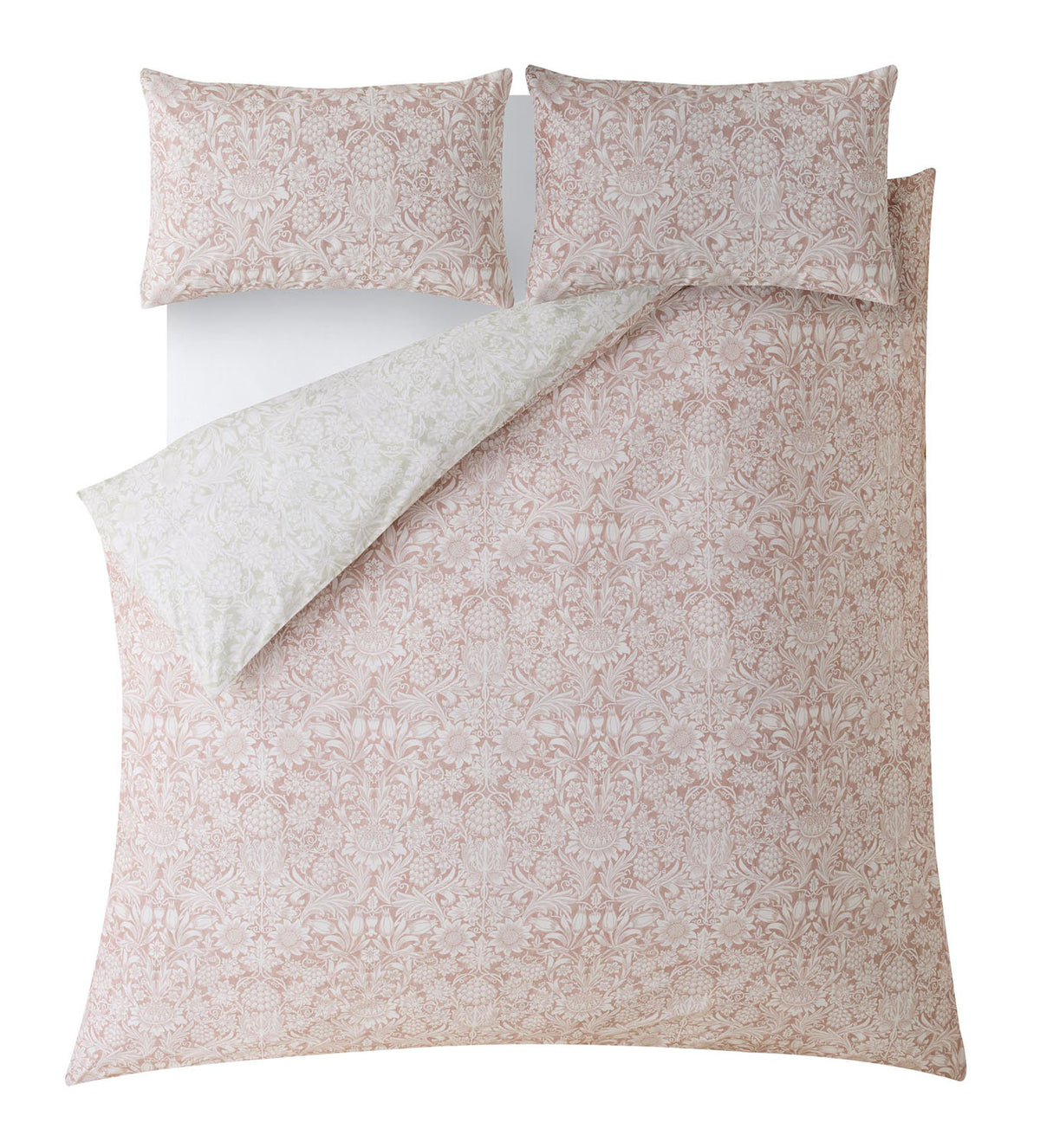 William Morris At Home Sunflower Clay Cotton Duvet Set