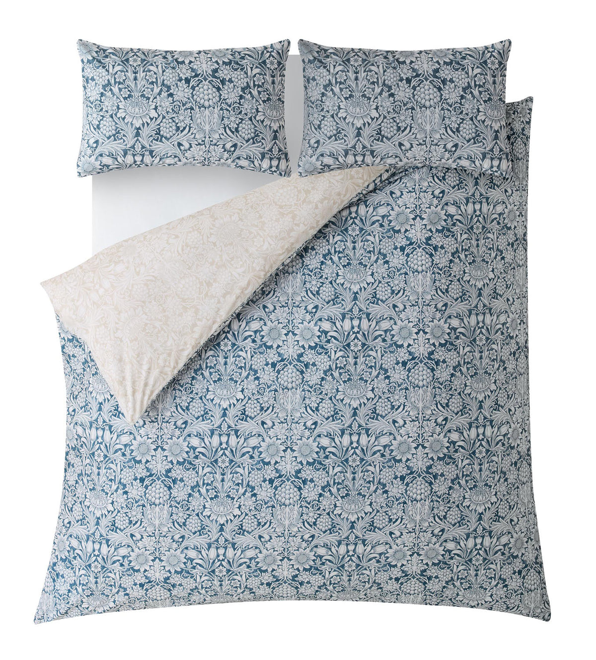 William Morris At Home Sunflower Ink Cotton Duvet Set