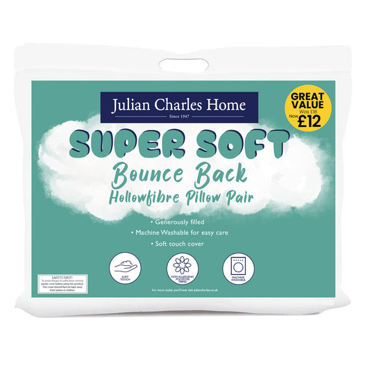 Super Soft Bounce Back Pillow Pair