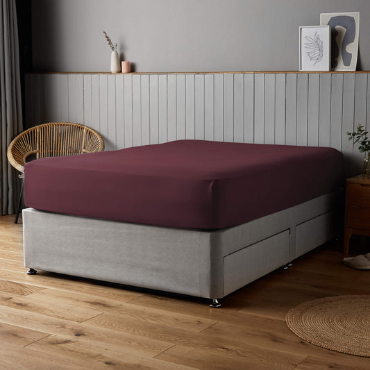 Silentnight Supersoft Berry Fitted Sheet