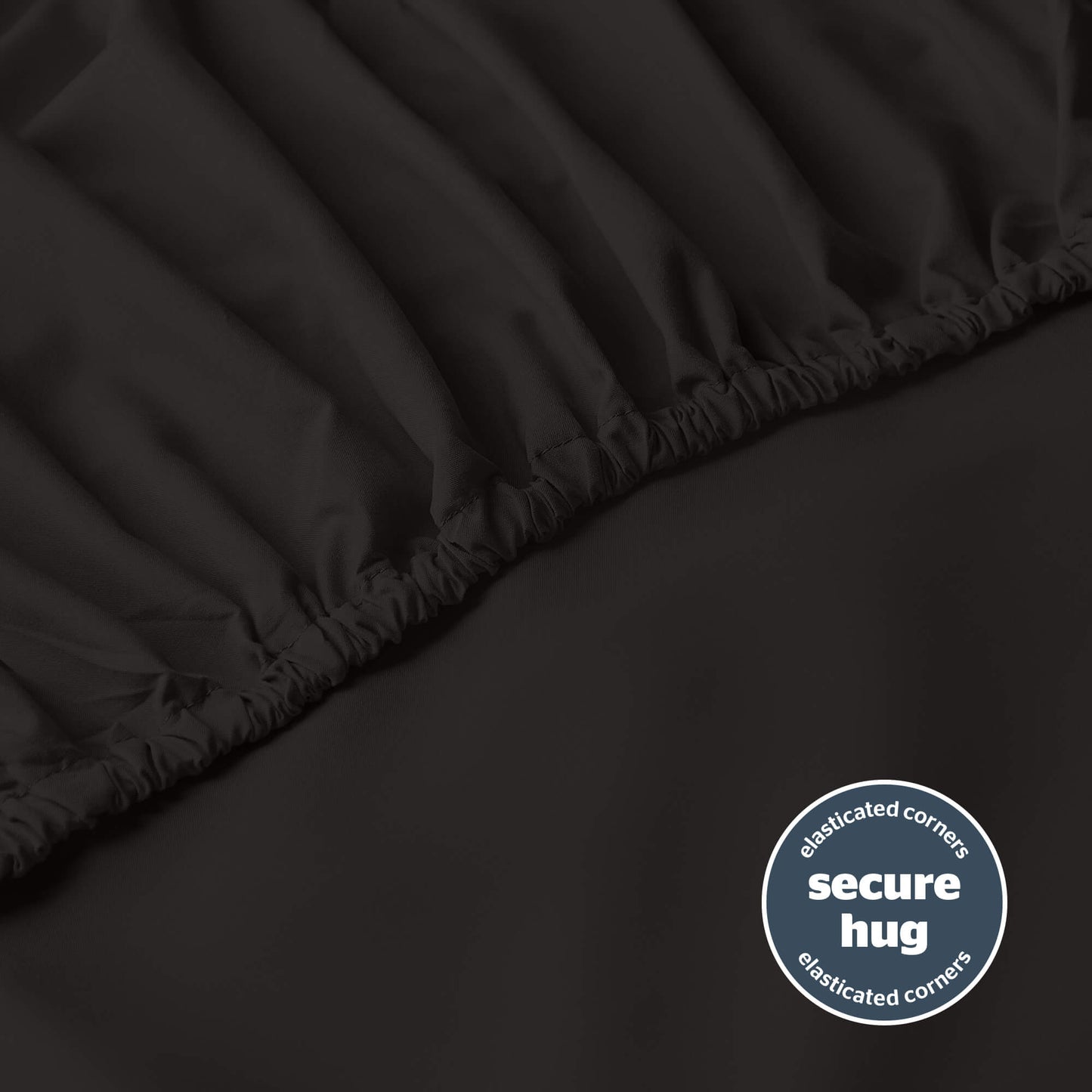 Silentnight Supersoft Black Fitted Sheet
