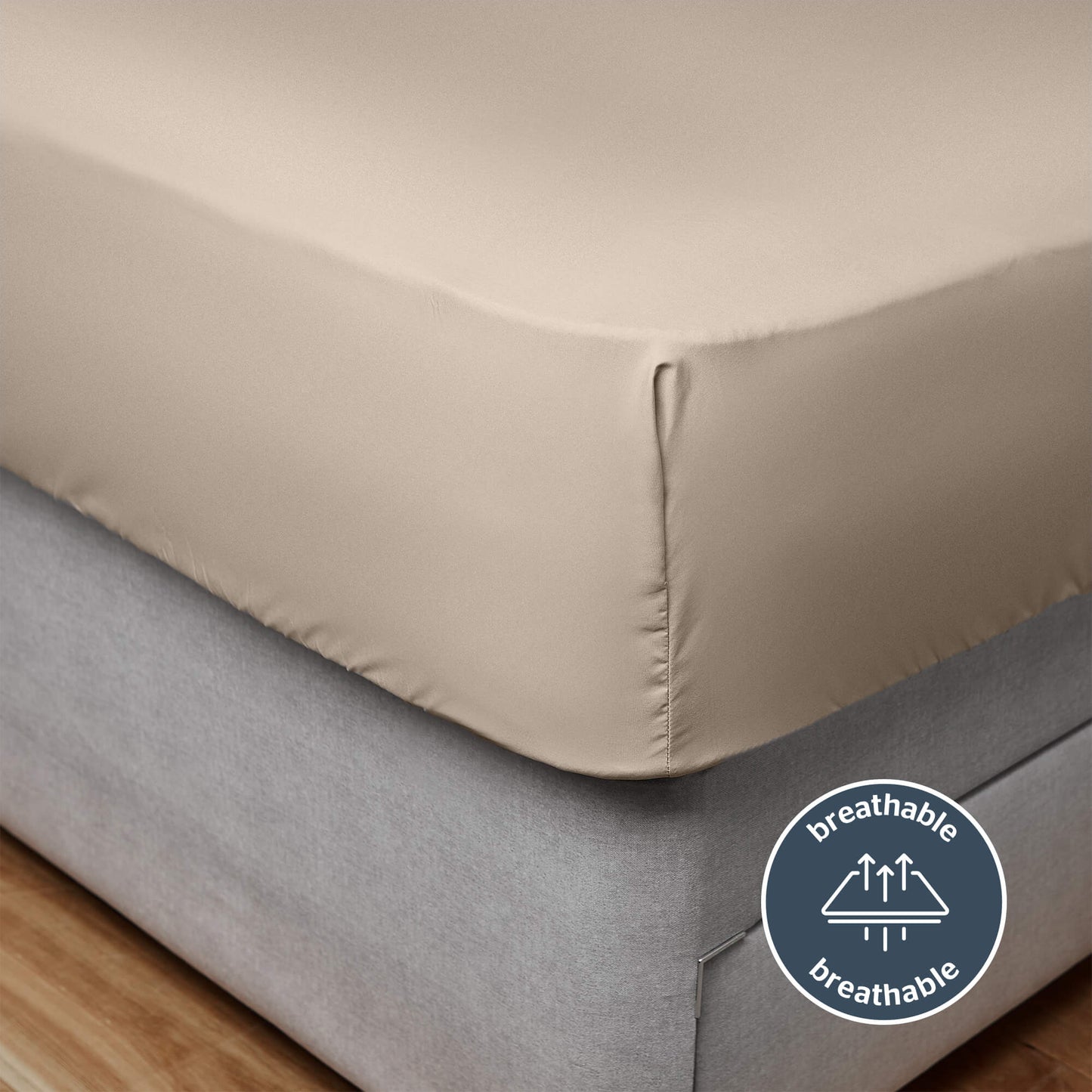 Silentnight Supersoft Natural Fitted Sheet