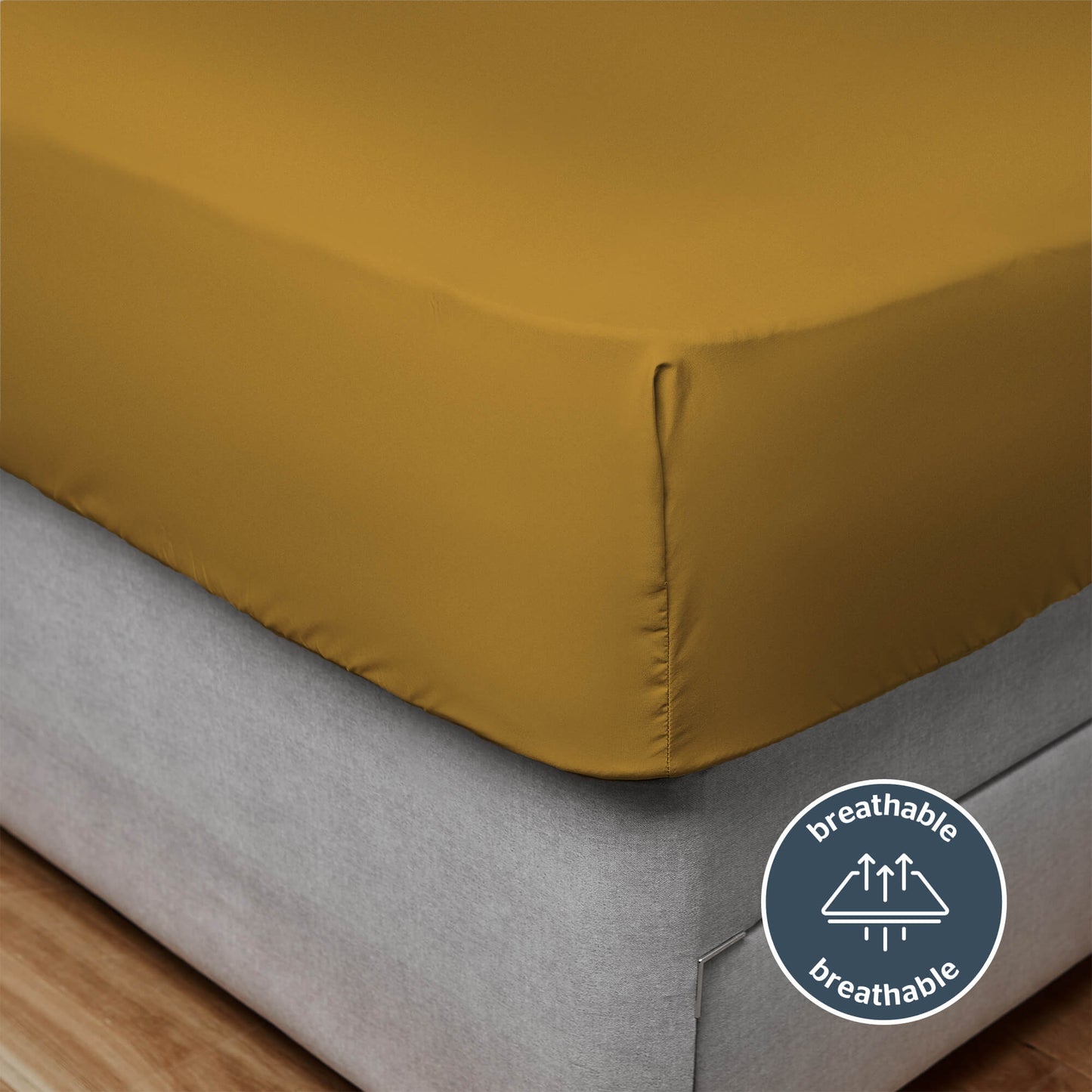 Silentnight Supersoft Ochre Fitted Sheet