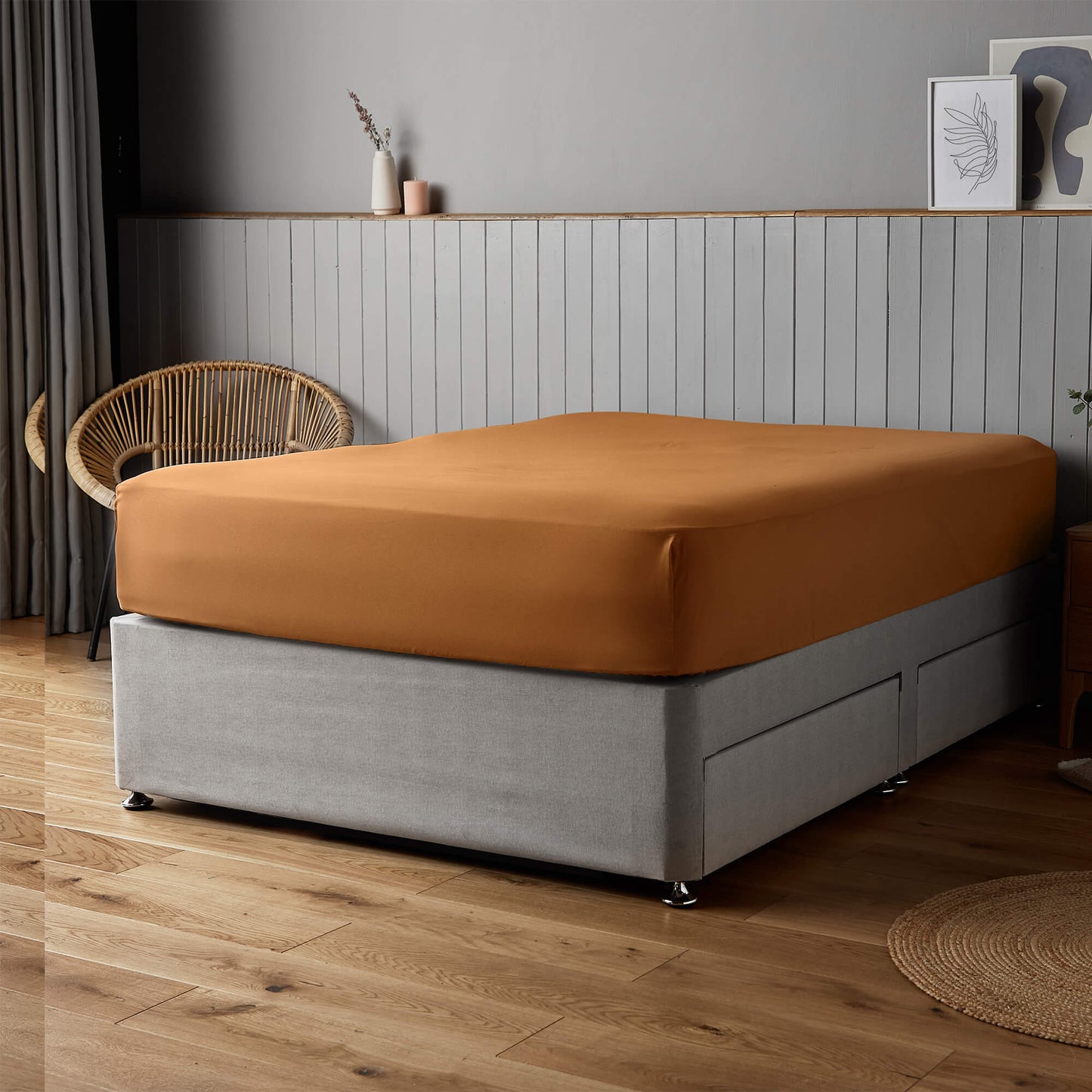 Silentnight Supersoft Terracotta Fitted Sheet