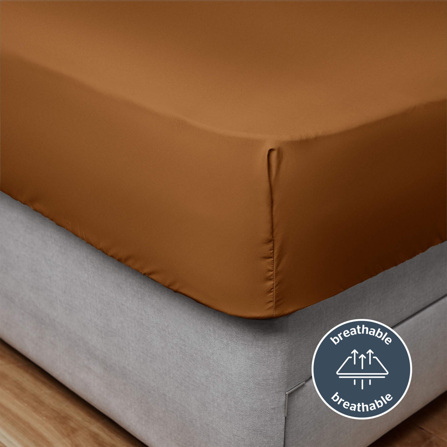 Silentnight Supersoft Terracotta Fitted Sheet