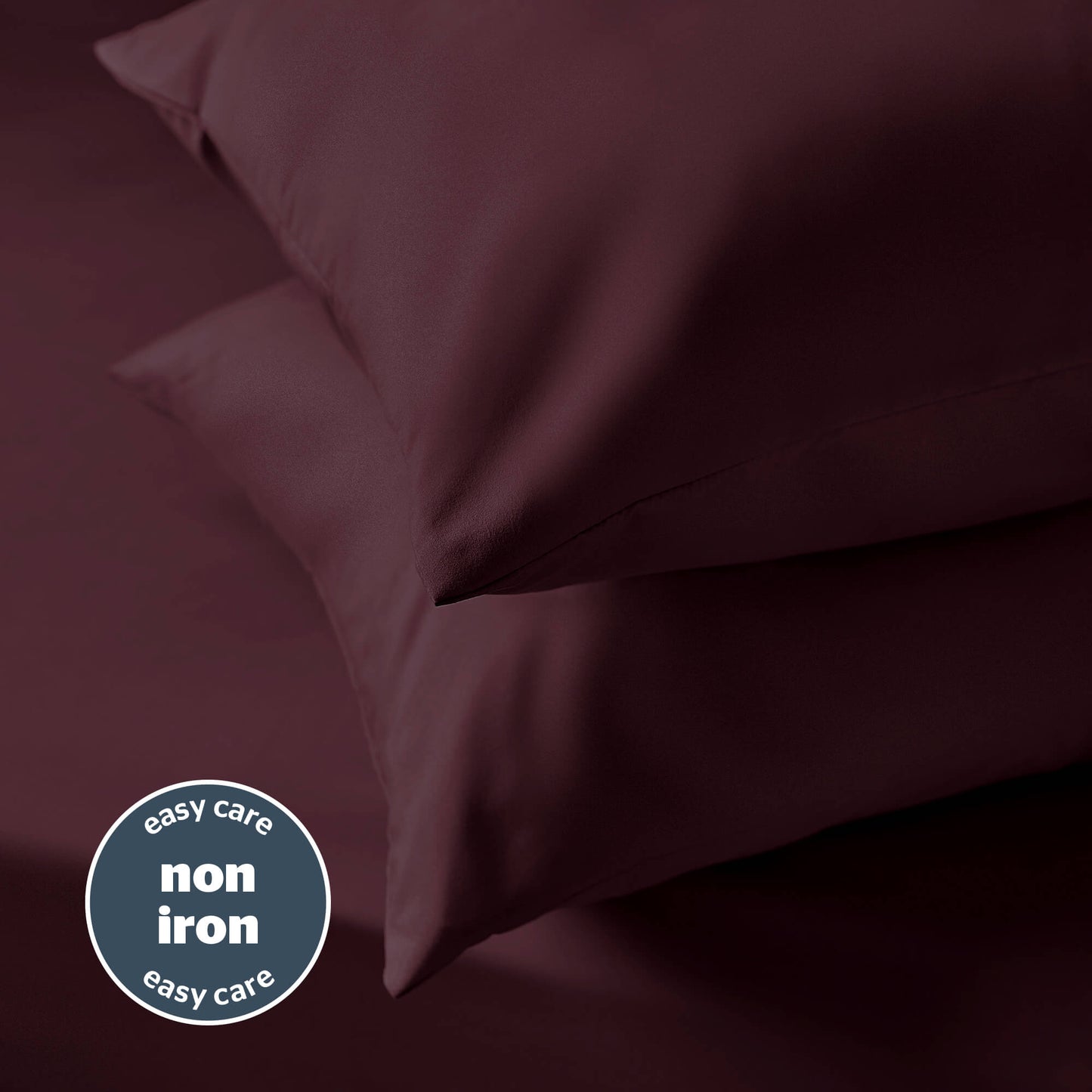 Silentnight Supersoft Berry Housewife Pillowcase Pair