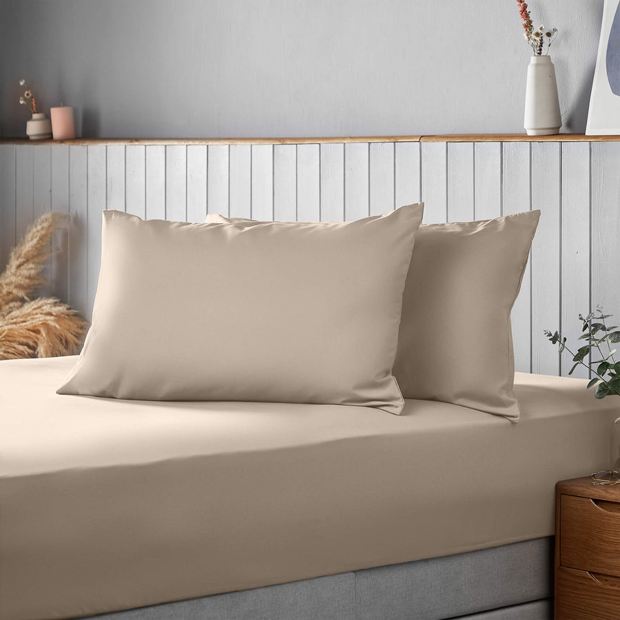 Silentnight Supersoft Natural Housewife Pillowcase Pair