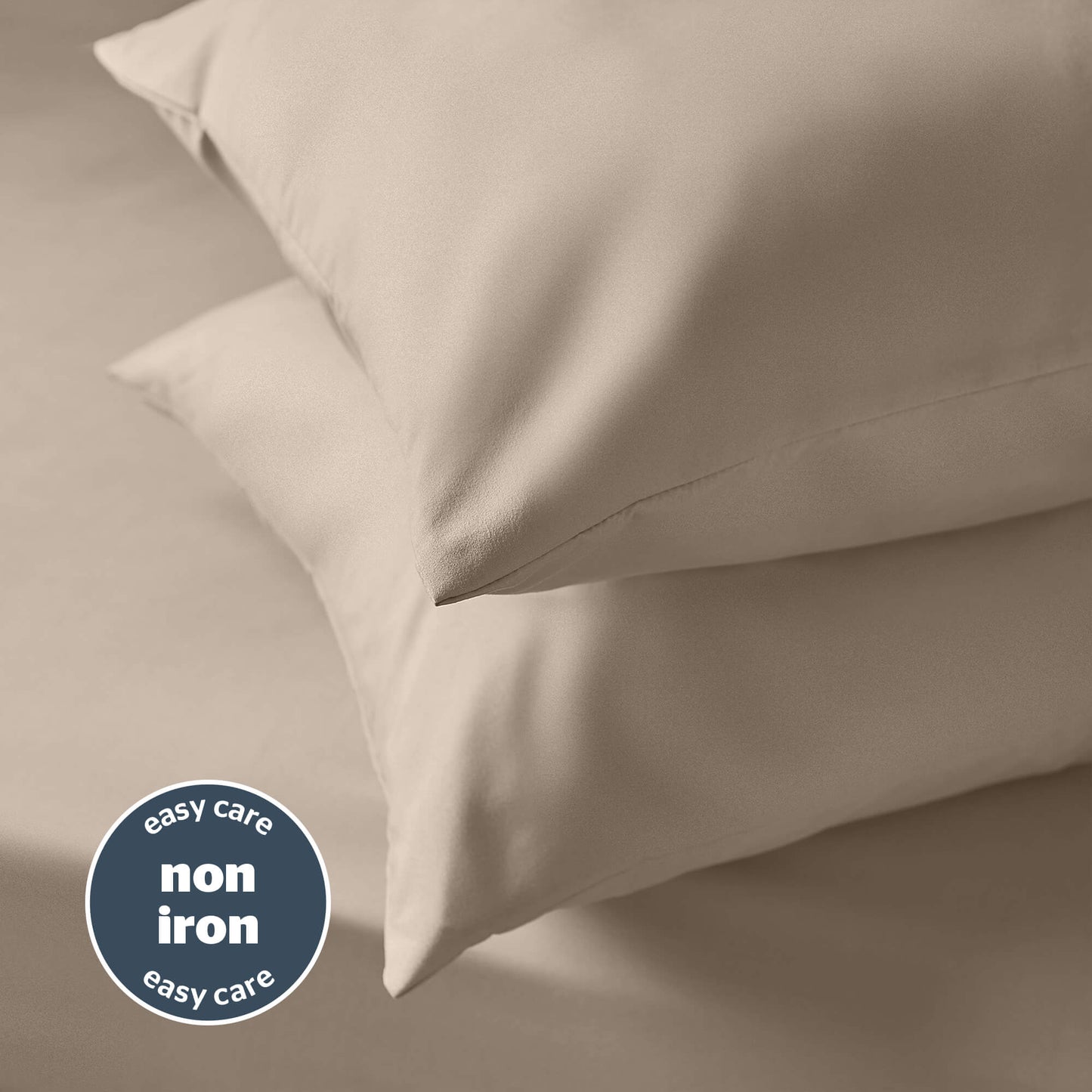 Silentnight Supersoft Natural Housewife Pillowcase Pair