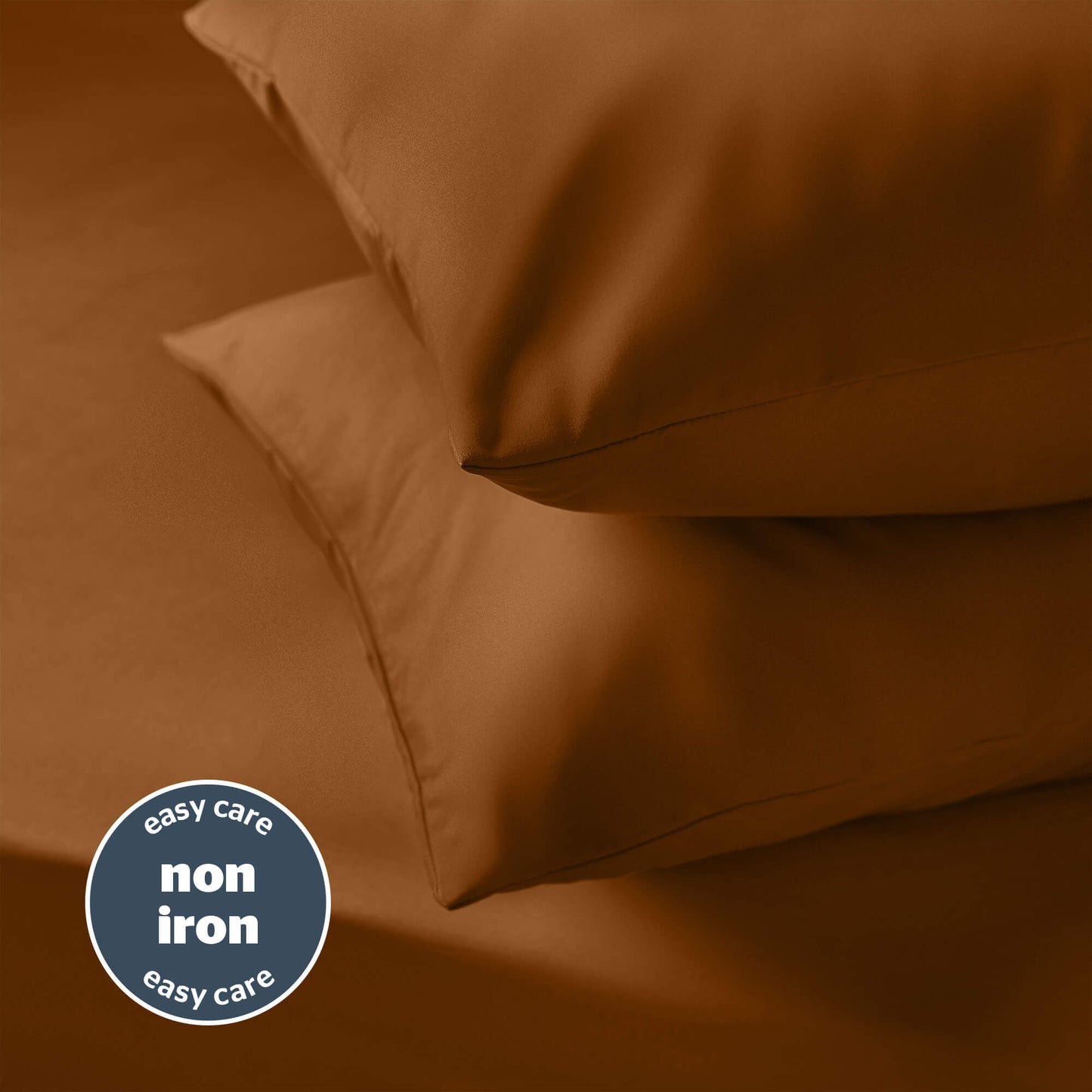 Silentnight Supersoft Terracotta Housewife Pillowcase Pair