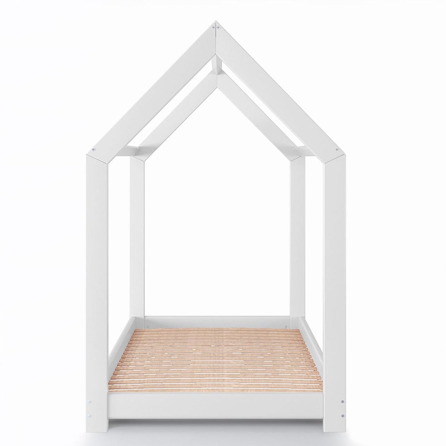 Treehouse Kids White Wooden Bed