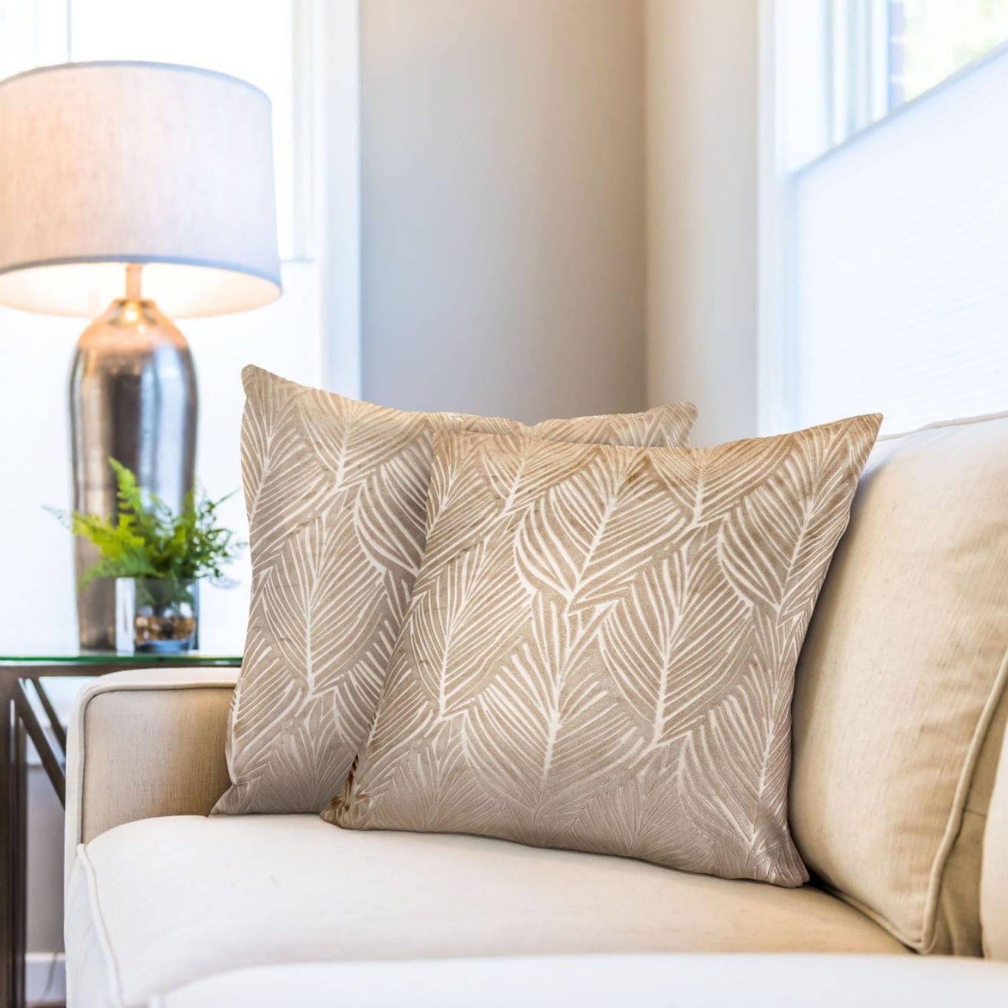 Twilight Stone Velvet Cushion Covers (Pair)