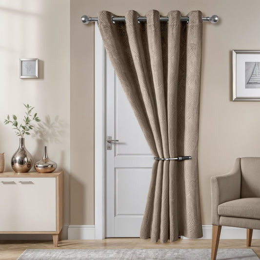 Twilight Stone Velvet Door Curtain