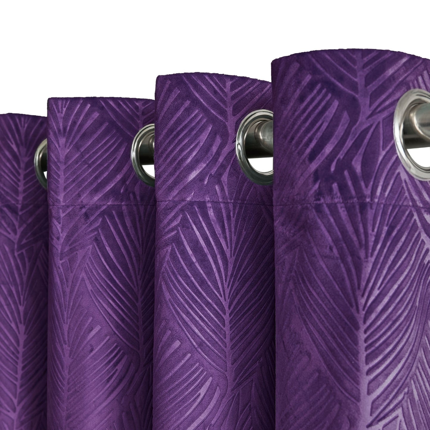 Twilight Amethyst Velvet Blackout Curtains