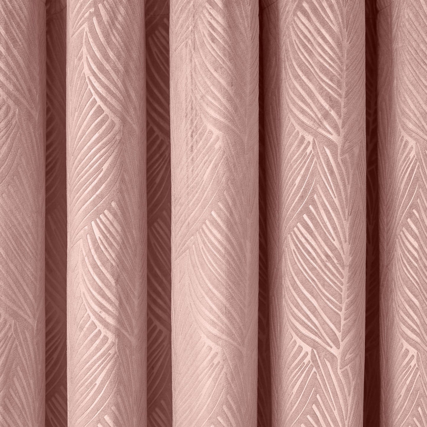Twilight Blush Pink Velvet Blackout Curtains