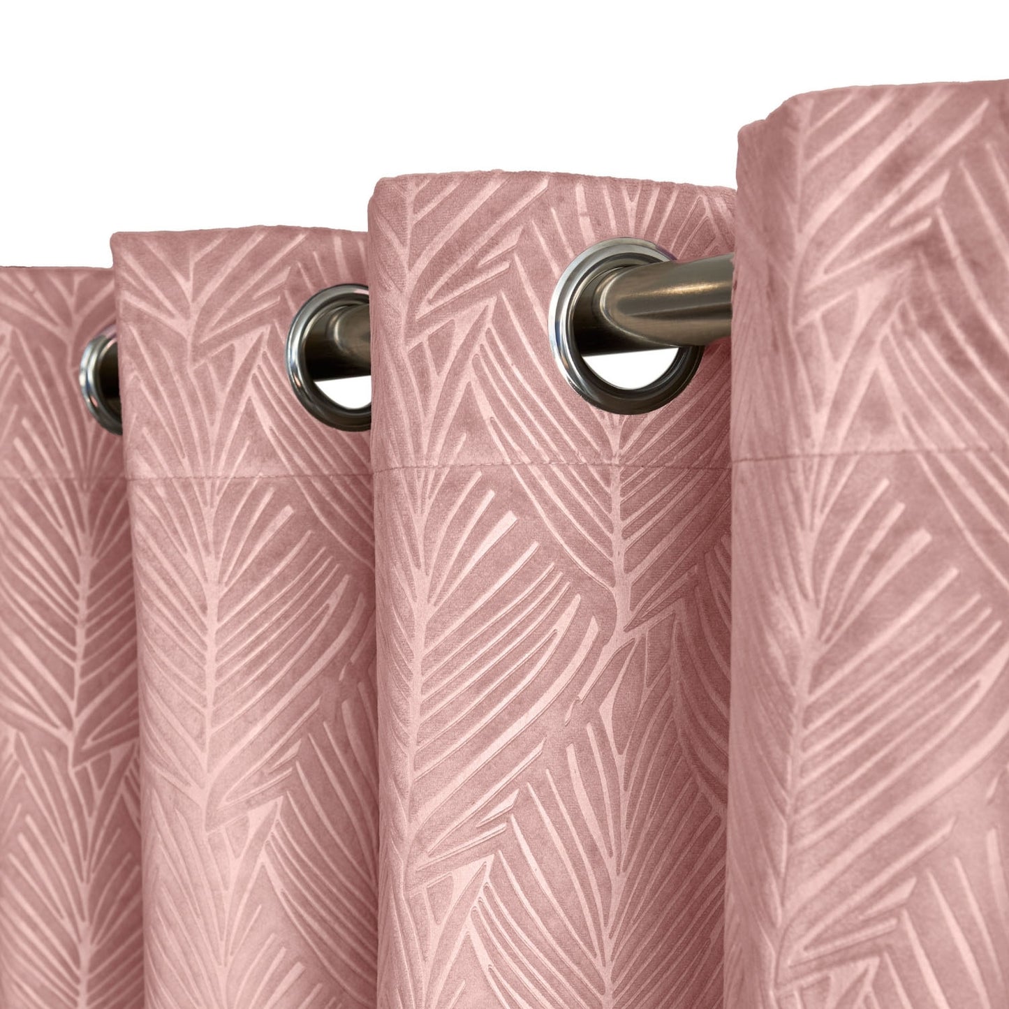 Twilight Blush Pink Velvet Door Curtain