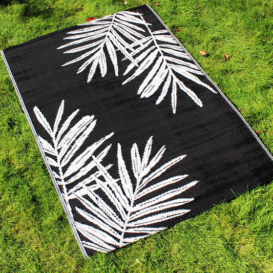 Tahiti Black Outdoor Rug