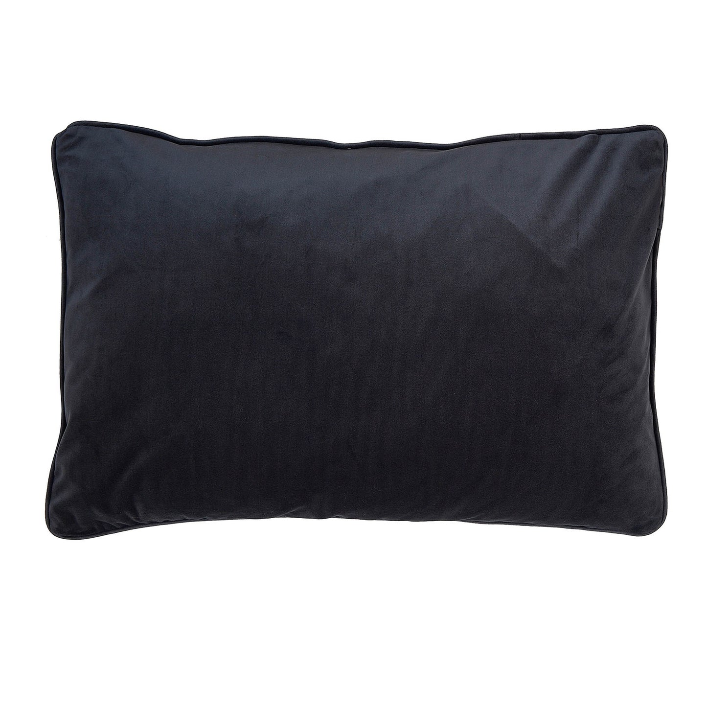 Clarissa Hulse Teasel French Navy Velvet Cushion (40cm x 60cm)