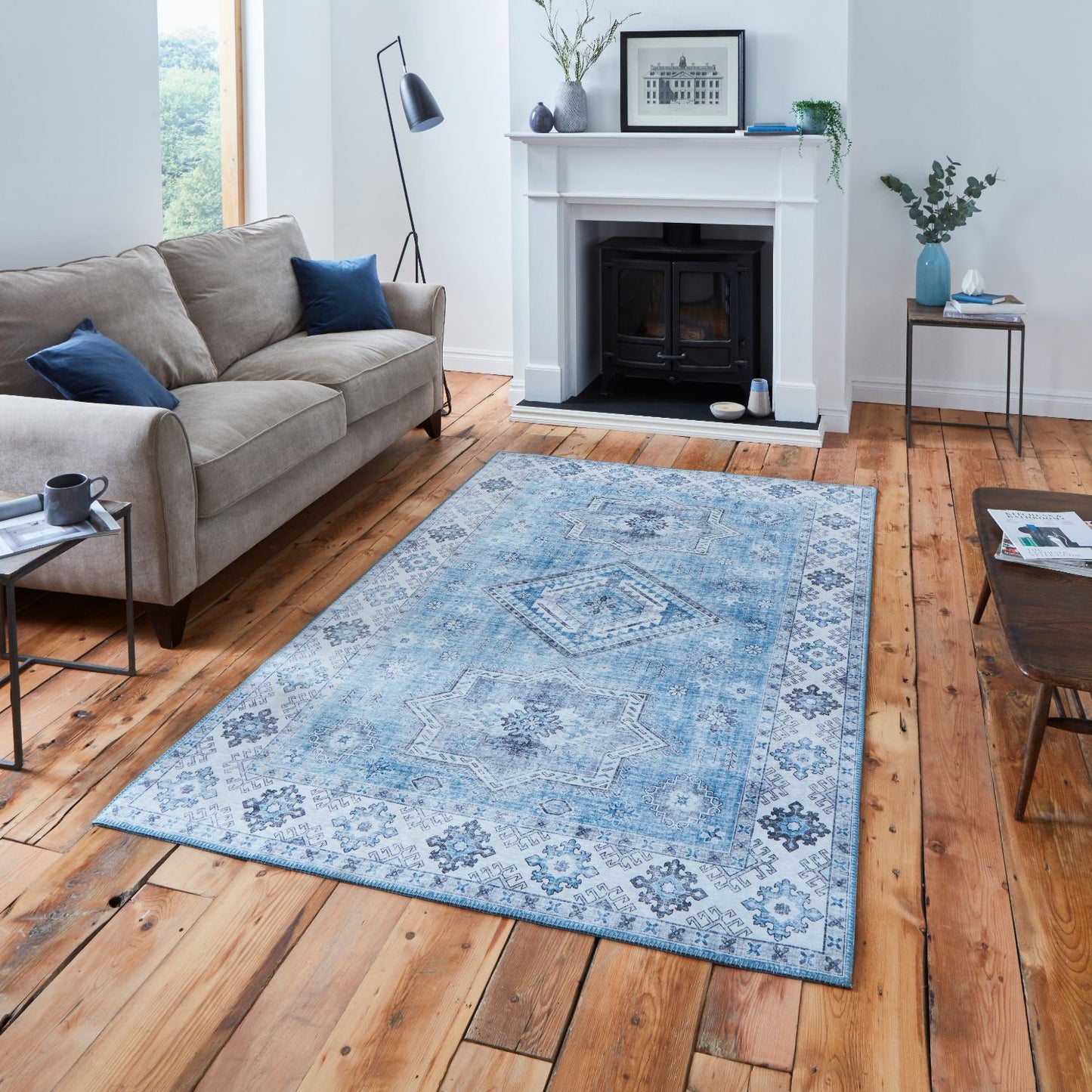 Topaz G4705 Light Blue Vintage Rug