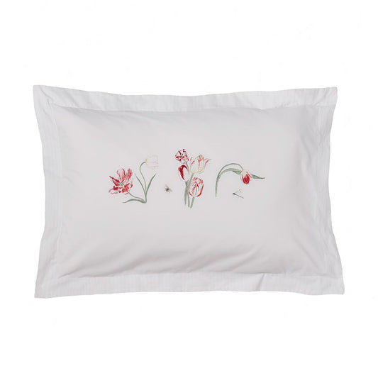 Sophie Allport Tulip White Oxford Pillowcase Pair
