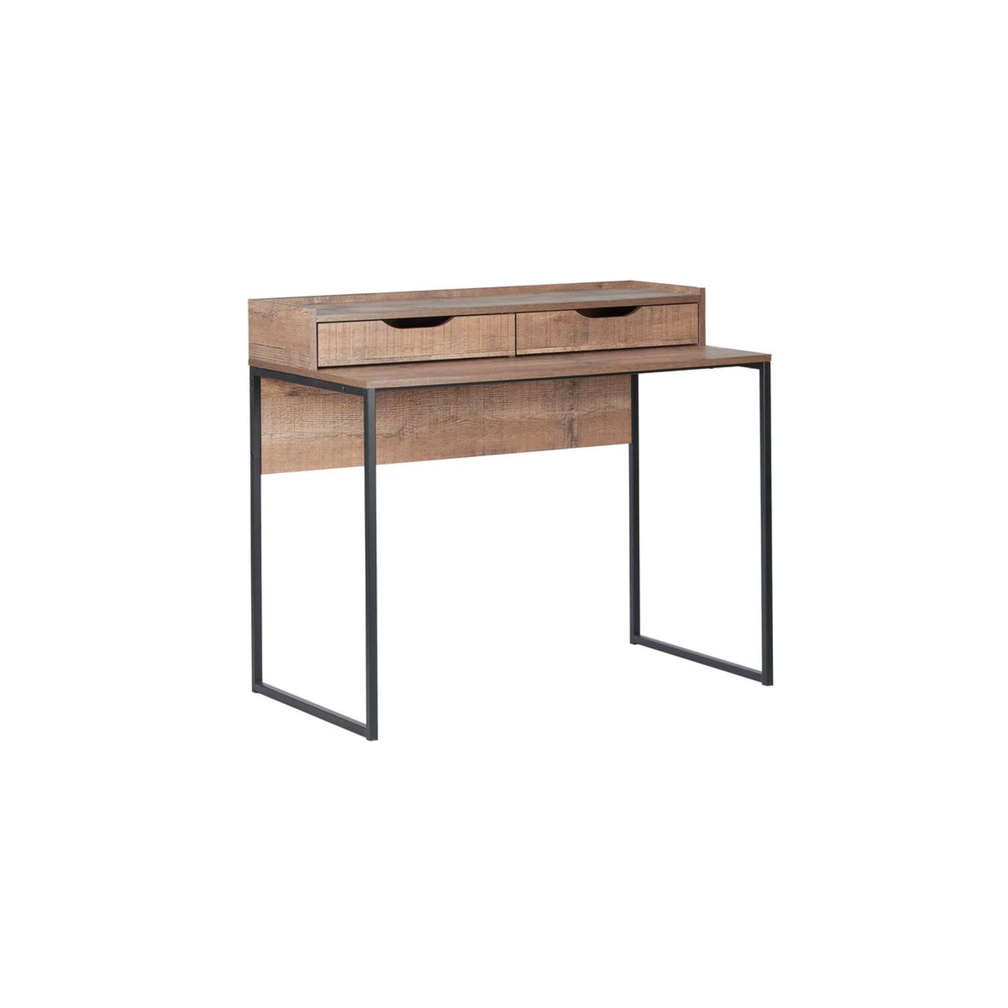 Urban Rustic 2 Drawer Office Desk