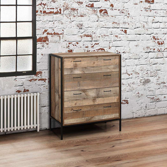 Urban Rustic 4 Drawer Chest