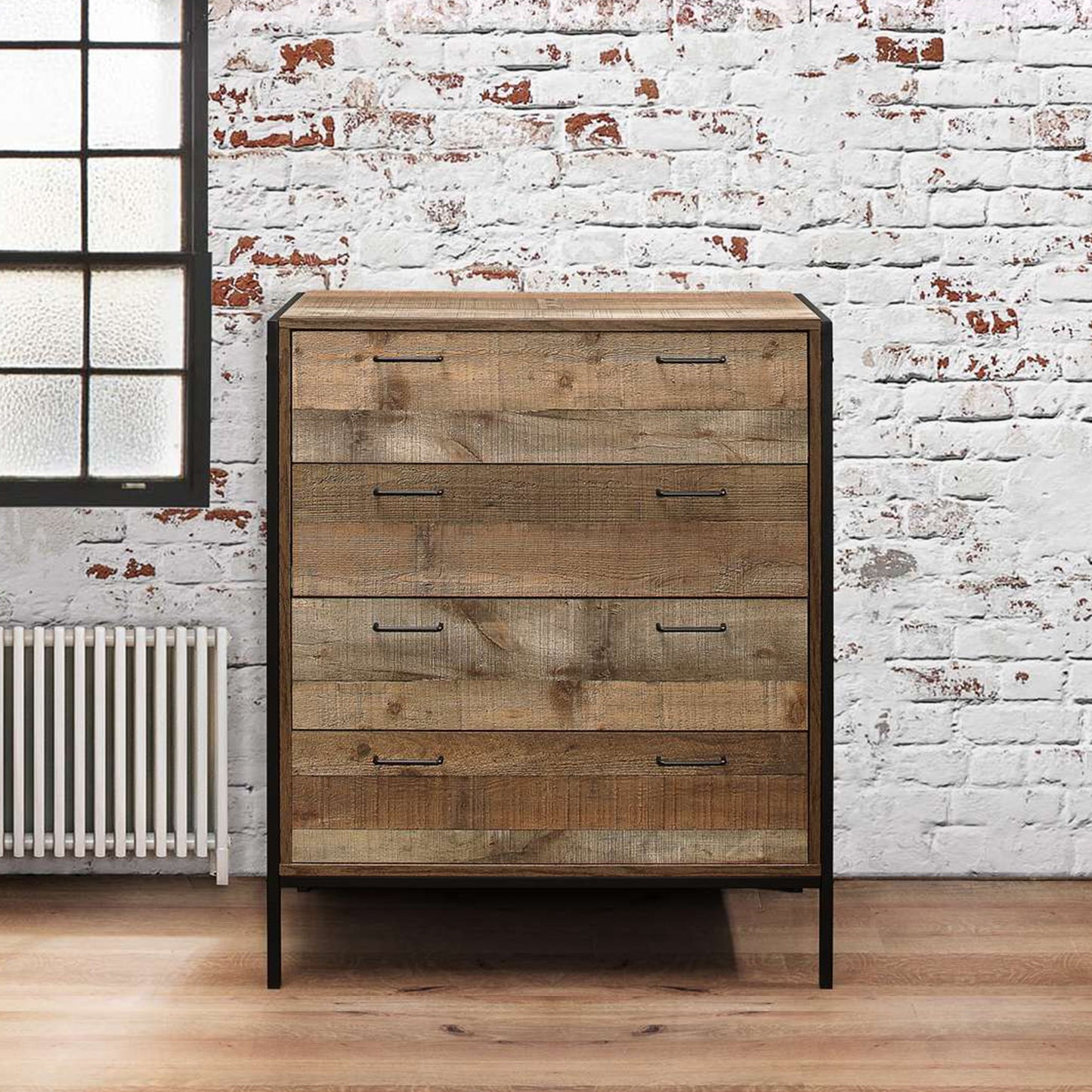 Urban Rustic 4 Drawer Chest