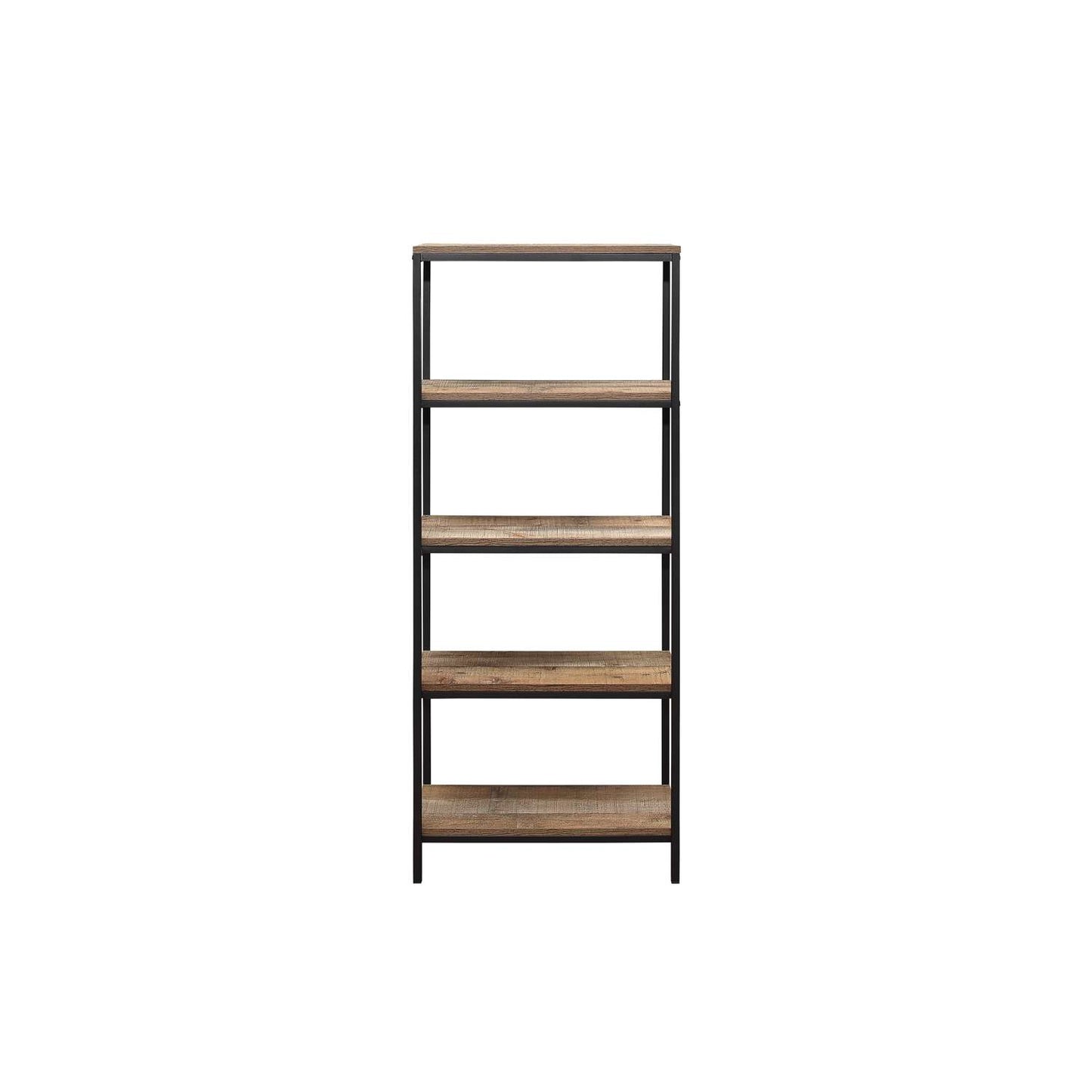 Urban Rustic 5 Tier Bookcase