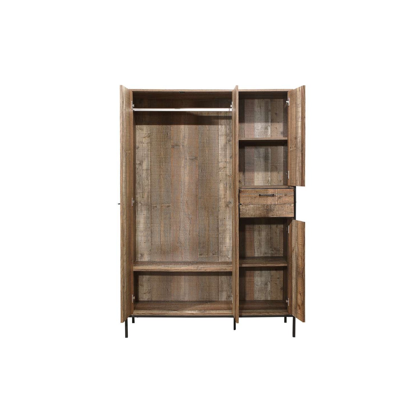 Urban Rustic 4 Door Wardrobe