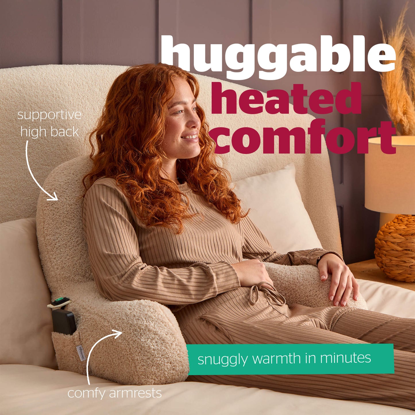 Silentnight USB Heated Cosy Cuddle Cushion