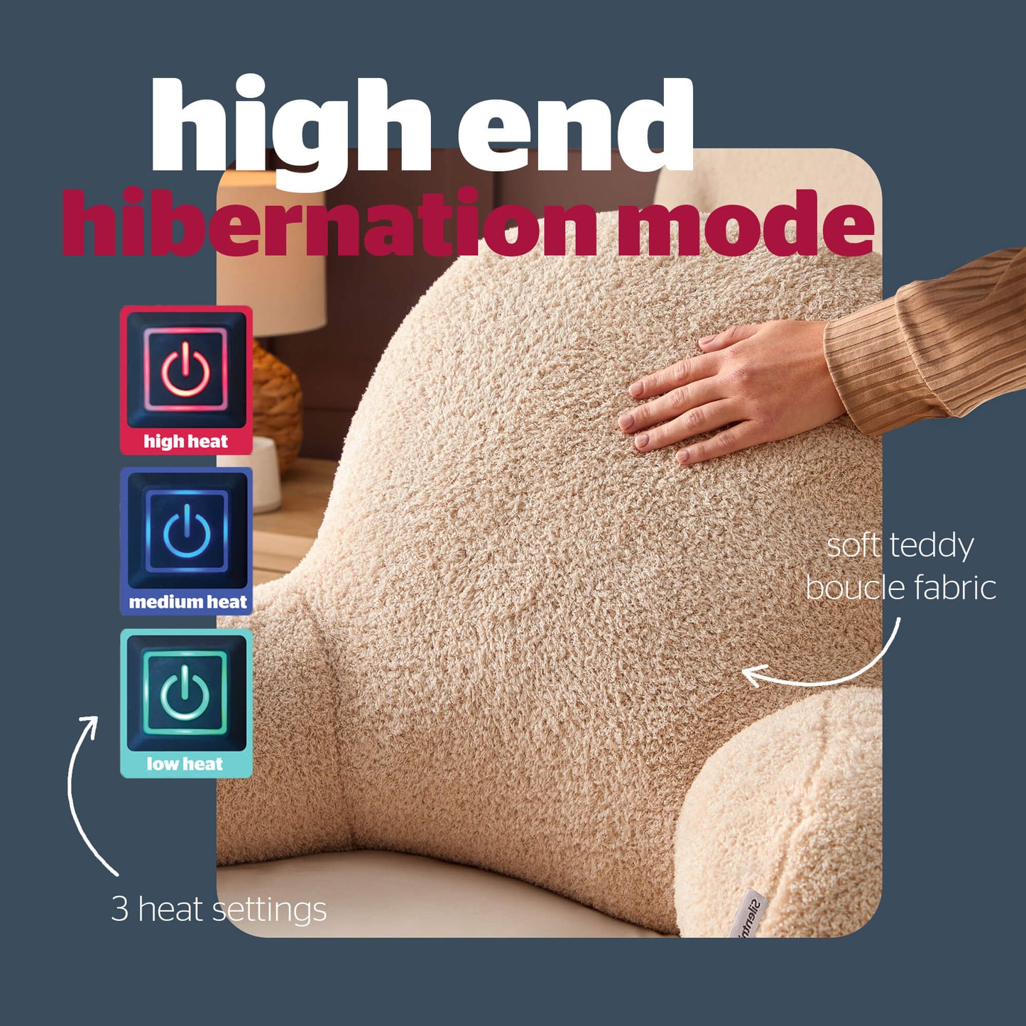Silentnight USB Heated Cosy Cuddle Cushion