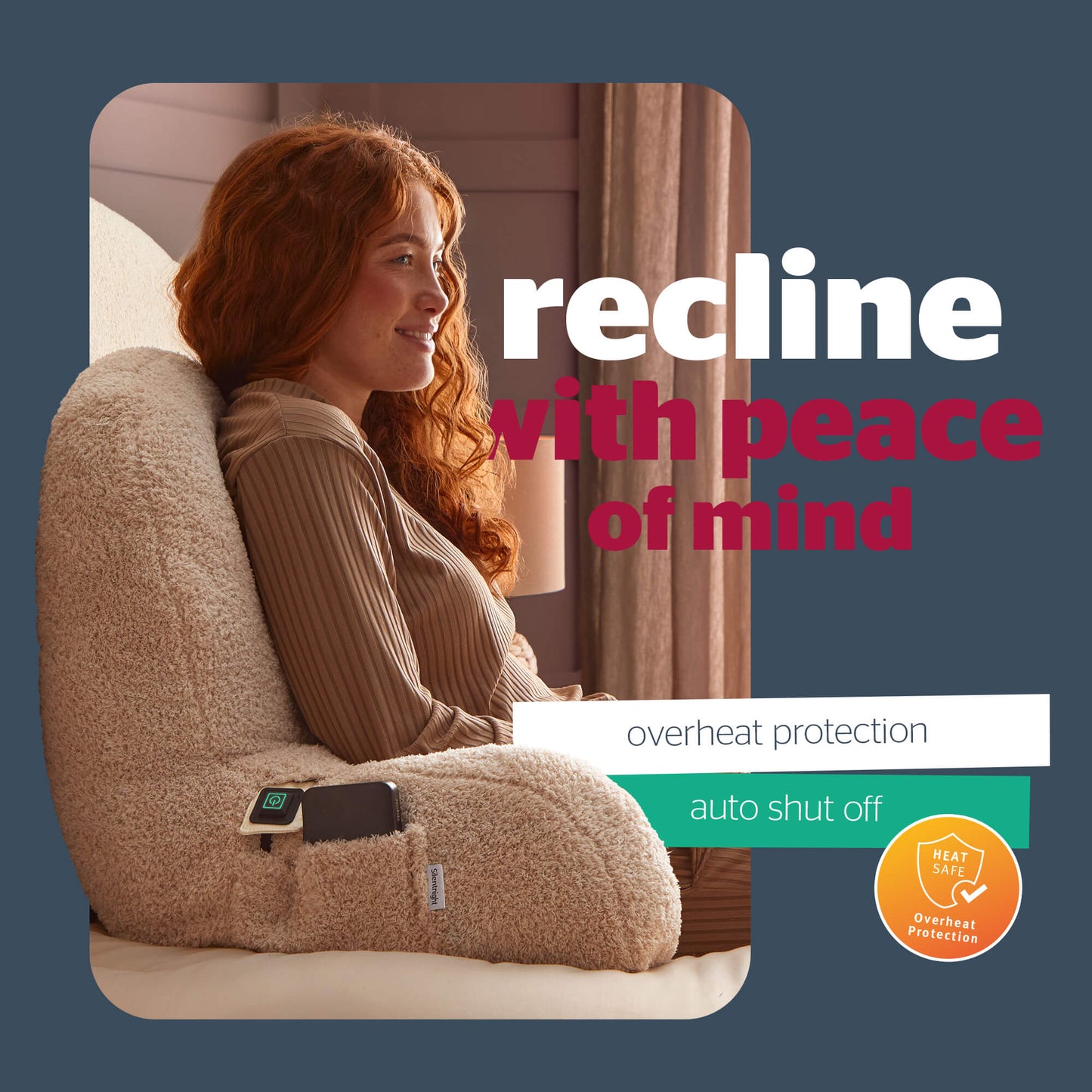 Silentnight USB Heated Cosy Cuddle Cushion