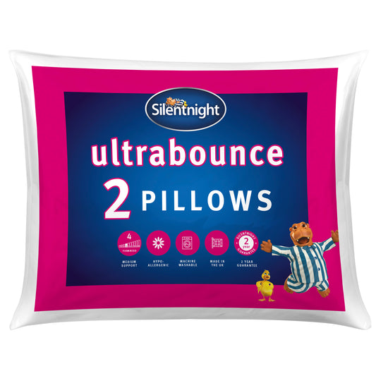 Silentnight Ultrabounce Pillow Pair (Soft/Medium Support)