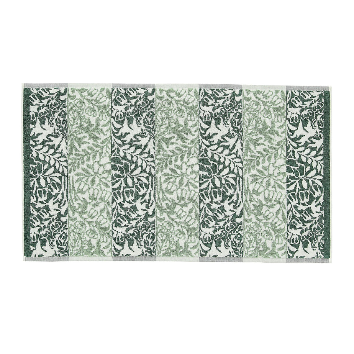 William Morris At Home Rose Stripe Sage Bath Mat