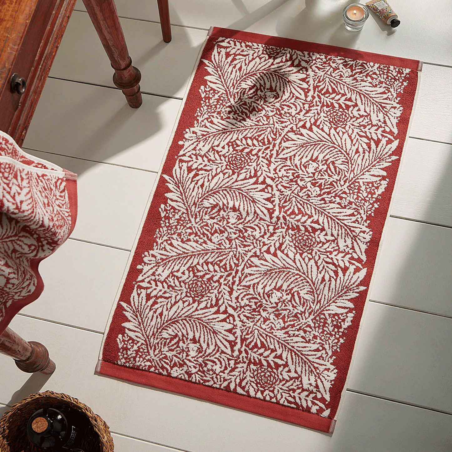 William Morris At Home Larkspur Brick Bath Mat