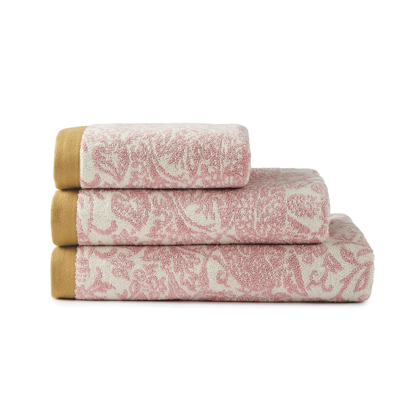 William Morris At Home Strawberry Thief Plaster Pink Towels