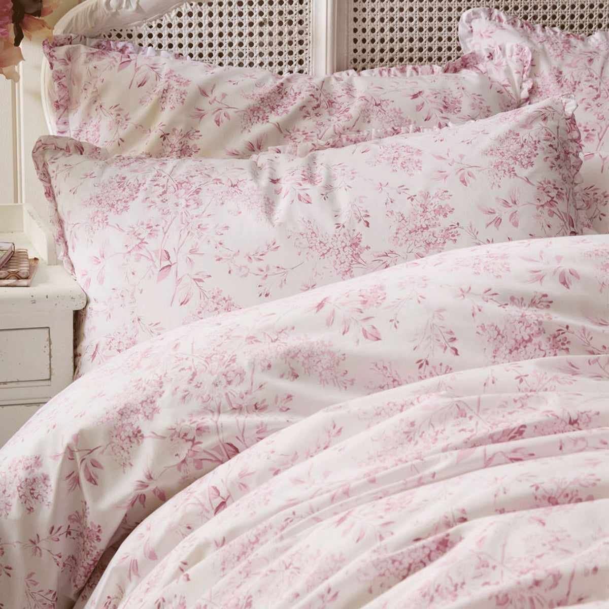 Chelsea Dusky Rose Duvet Set | Shabby Chic By Rachel Ashwell